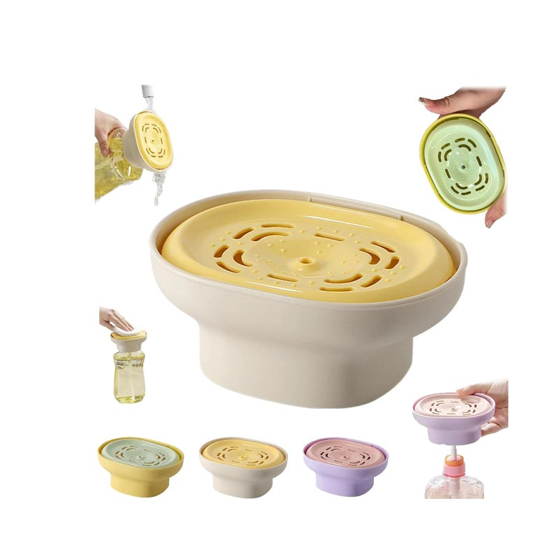 Detergent Presser - Laundry Dispenser,2025 New Portable Dishwashing Liquid Dispenser for Kitchen,Reusable Laundry Detergents Dispensers,Leak Proof Pump Detergent,Great for Washing Dishes - Image 1